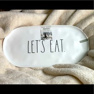 🤍🥰“Let’s Eat.” Rae Dunn serving platter